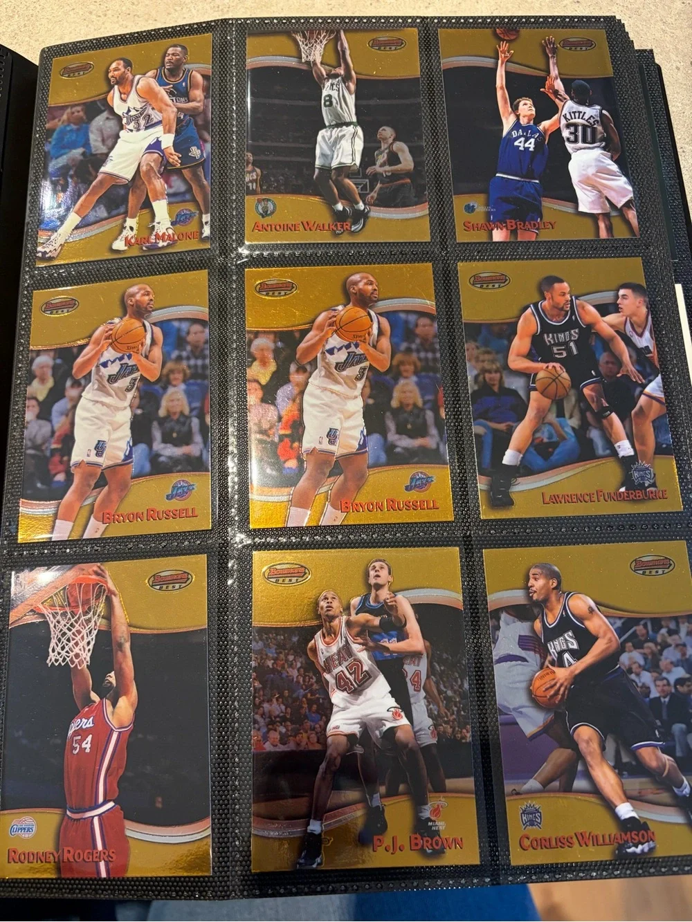 NBA Rookie/Player Trading Card Collection - Gold Accent Set - Picture 1 of 16